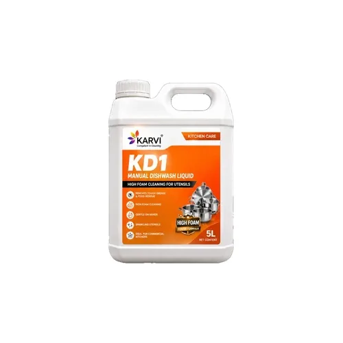 Karvi Chem KD1 Manual Dishwasher in a 5 litre can